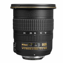 لنزدوربین عکاسی نیکون واید  AF-S DX12-24mm f/4G IF-ED,