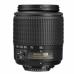 لنز دوربین نیکون تله فوتو 55-200mm f/4-5.6G ED AF-S DX Autofocus Lens,