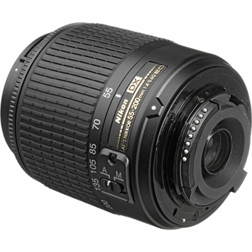 لنز دوربین نیکون تله فوتو 55-200mm f/4-5.6G ED AF-S DX Autofocus Lens,