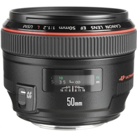 لنز دوربین کانن مدل   EF 50mm f / 1.2L USM