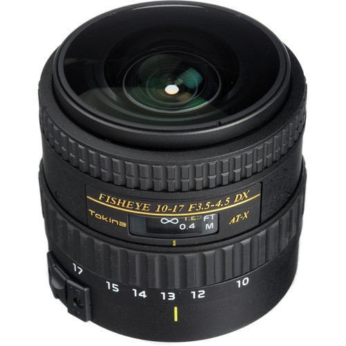 لنز دوربین کانن مدل واید زوم توکینا 10-17mm f/3.5-4.5 AT-X 107 AF DX Fisheye Lens for Canon,