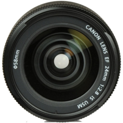 عکس 1 لنز دوربین عکاسی واید کانن مدل EF 24mm f/2.8 IS USM,	