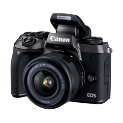 عکس 2دوربین کانن بدون آینه مدل EOS M5 Mirrorless Digital Camera with 15-45mm Lens,