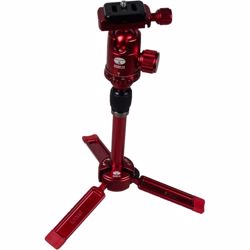  سه پایه دوربین عکاسی رومیزی وچند منظوره مدل سیرویی قرمز 3T-35R Table Top Tripod ,