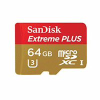 کارت حافظه دوربین مدل سن دیسک 64GB Extreme PLUS UHS-I microSDXC Memory Card 600X,