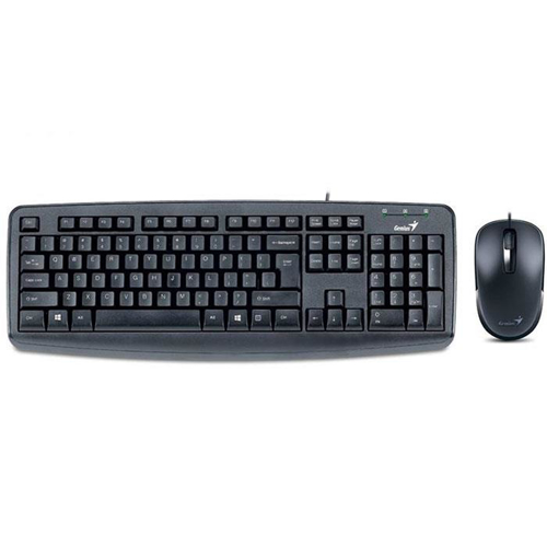  کیبورد و موس سیمی جنیوس مدل Genius KM-160 Keyboard and Mouse Bundle